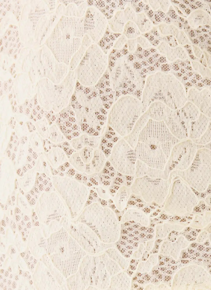 Aarin Lace Maxi Dress - Cream - Maxi Dresses