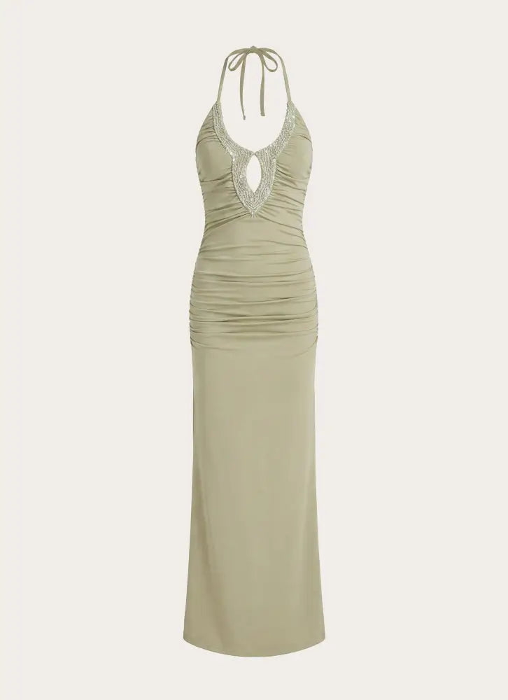 Aminata Maxi Dress - Sage - Maxi Dresses