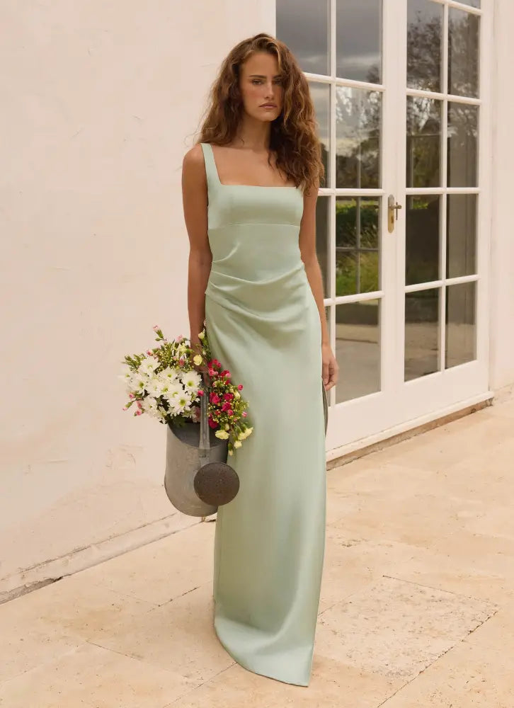Besson Maxi Dress - Sage - Maxi Dresses