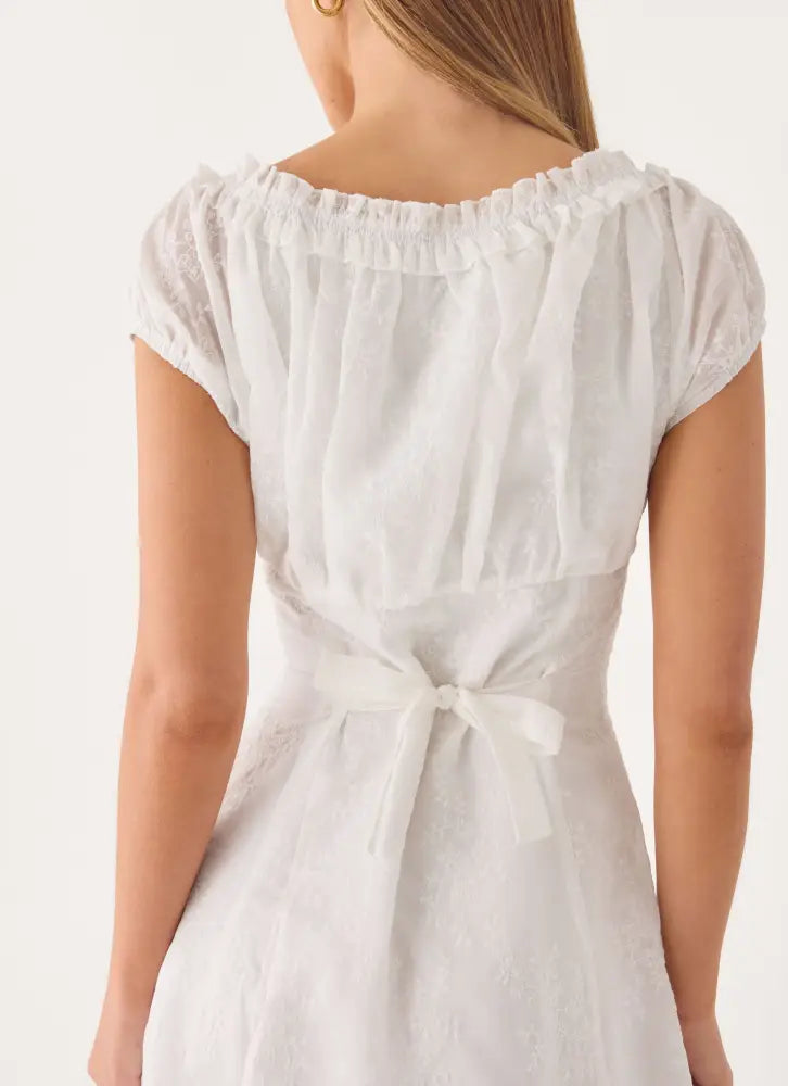 Complexity Mini Dress - White - Mini Dresses