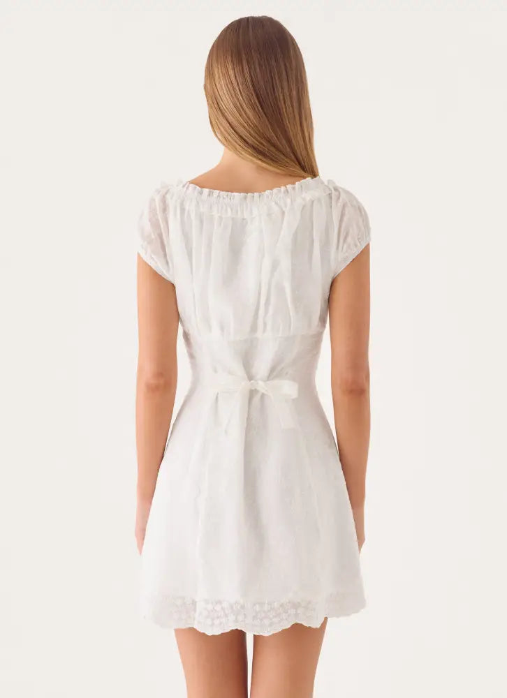 Complexity Mini Dress - White - Mini Dresses