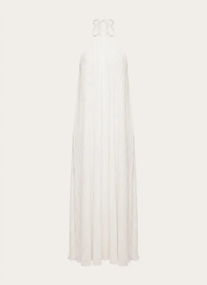 Danni Halter Maxi Dress - White - Maxi Dresses