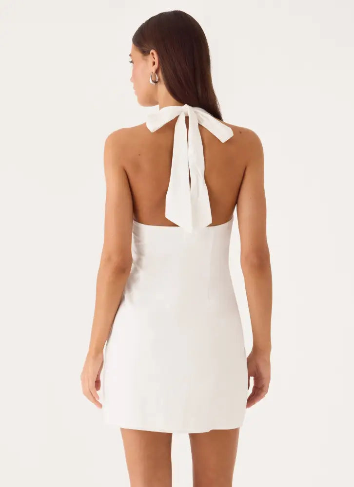 Feyric Mini Dress - White - Mini Dresses