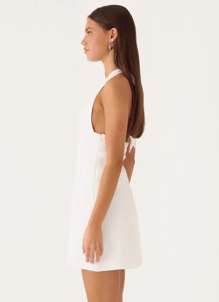Feyric Mini Dress - White - Mini Dresses