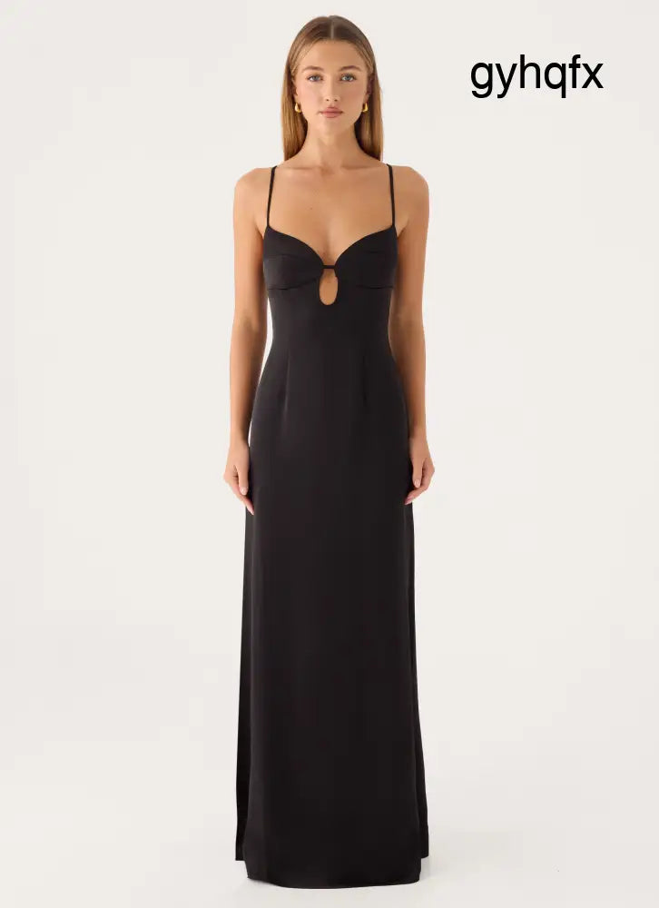 Kindall Maxi Dress - Black - Maxi Dresses