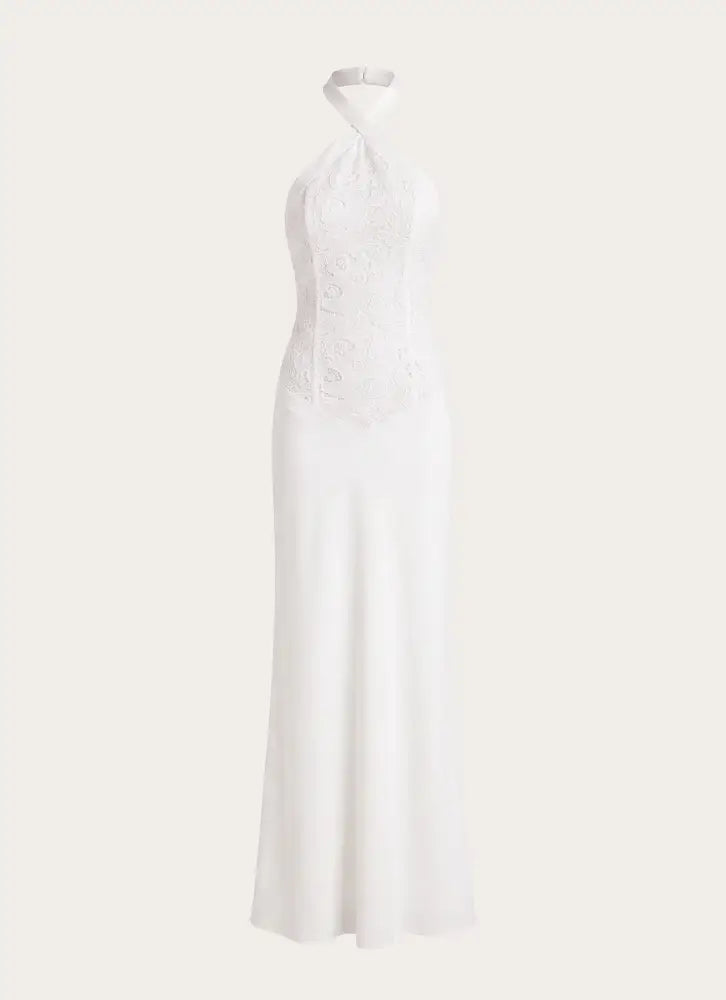 Lilas Maxi Dress - White - Maxi Dresses