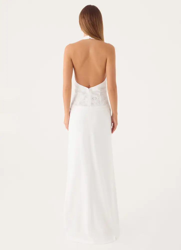 Lilas Maxi Dress - White - Maxi Dresses
