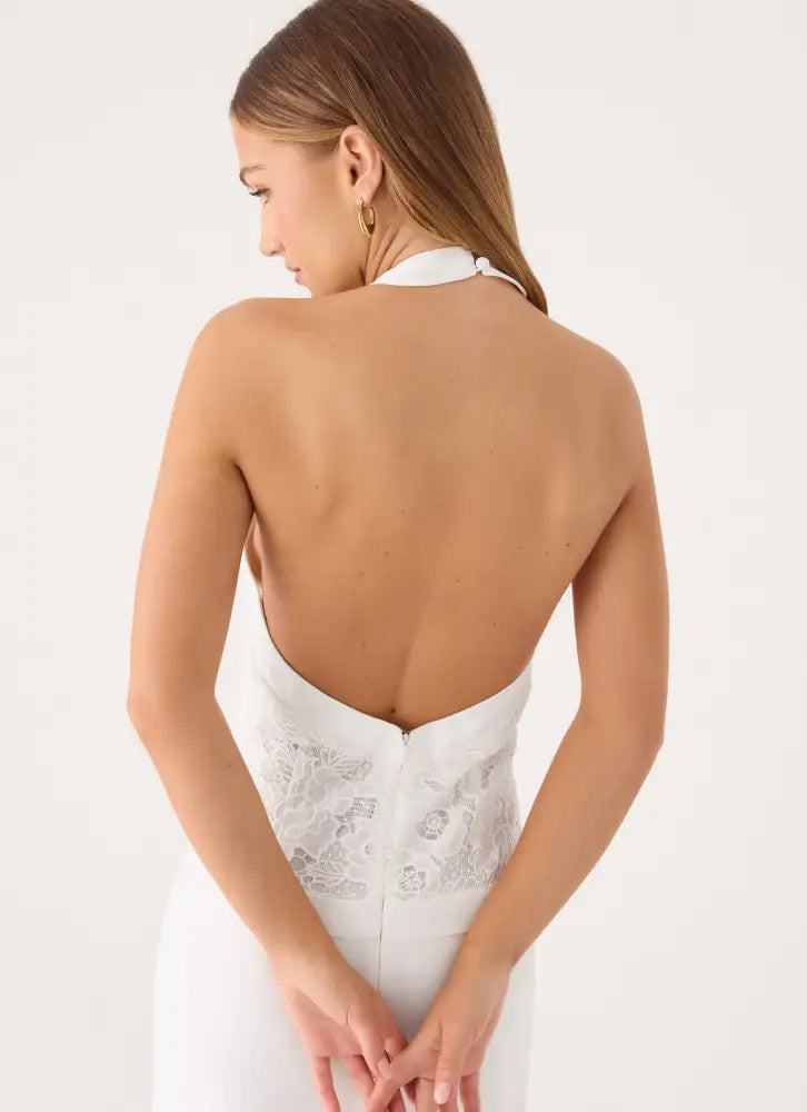 Lilas Maxi Dress - White - Maxi Dresses