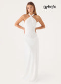 Lilas Maxi Dress - White - Maxi Dresses