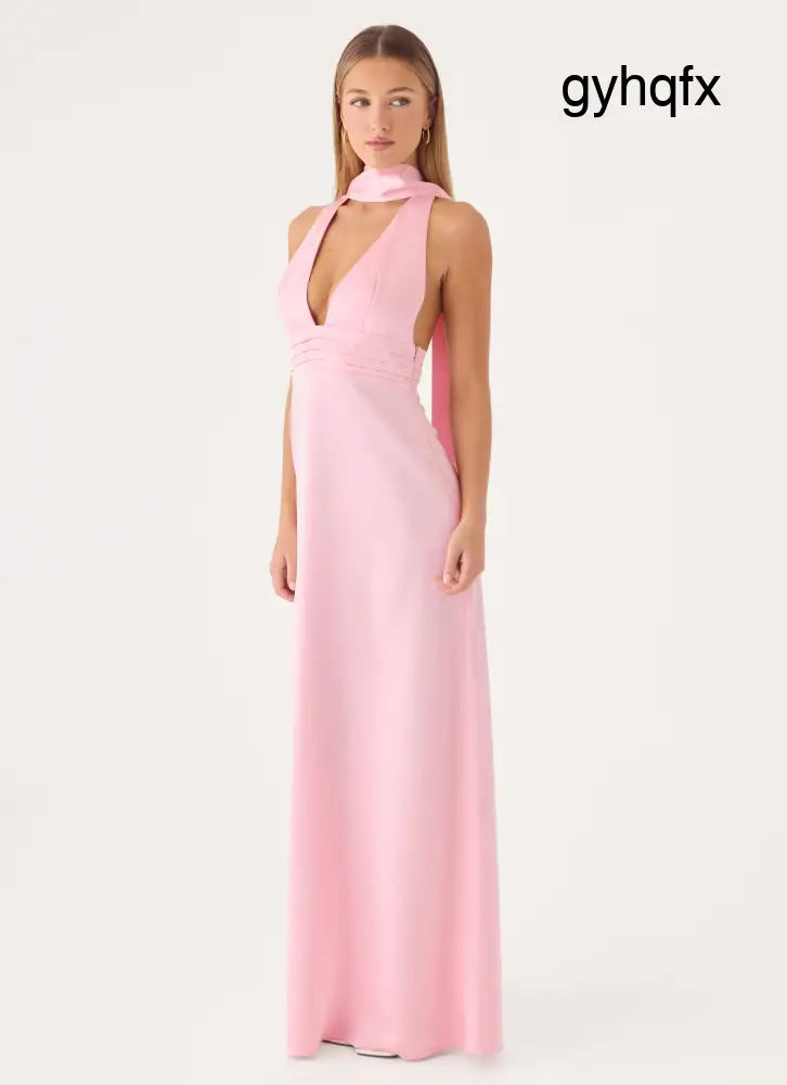 Lovata Maxi Dress - Pink - Maxi Dresses