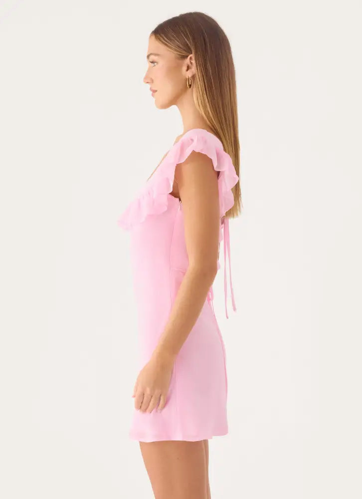 Malina Mini Dress - Pink - Mini Dresses