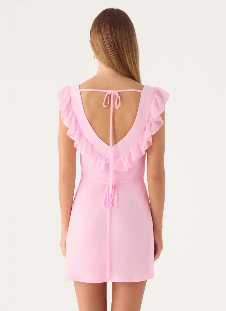Malina Mini Dress - Pink - Mini Dresses