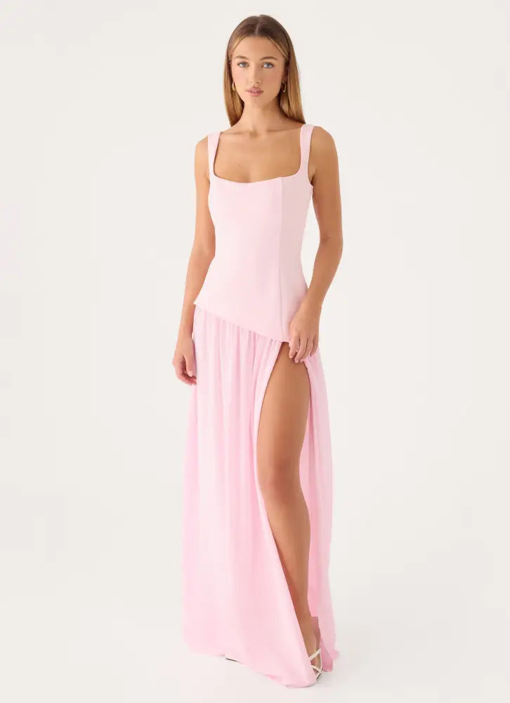 New Era Maxi Dress - Pink - Maxi Dresses