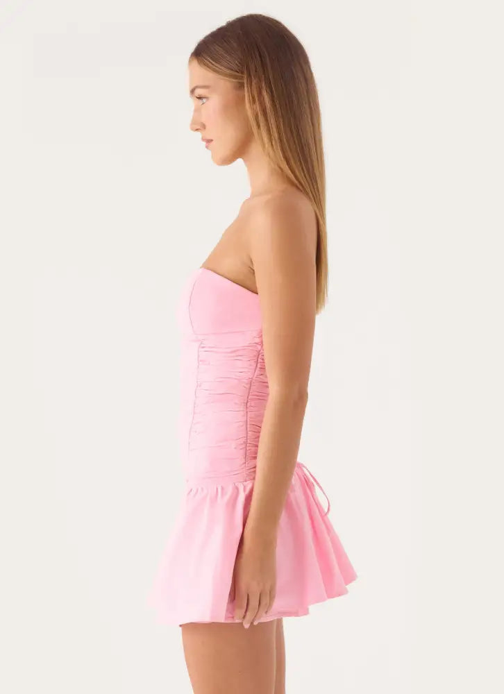 Rosabelle Mini Dress - Pink - Mini Dresses