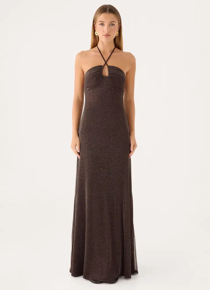 Summer Dream Maxi Dress - Chocolate - Maxi Dresses